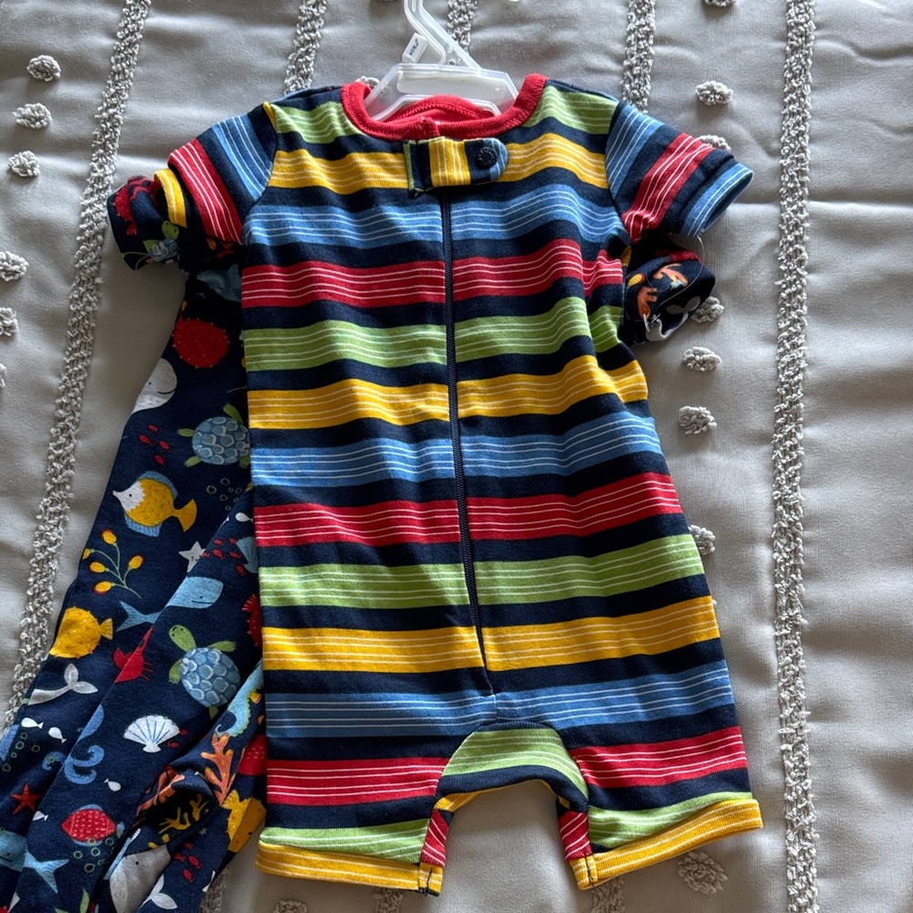The Children's Place 2 Pack of 1 Piece Sleepers